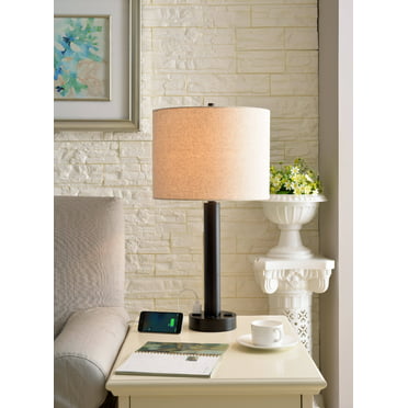 Kenroy Home 33160GRY Filigree Table Lamp Glossy Gray Ceramic Finish 